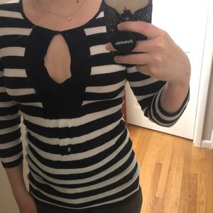 Navy/White Banana Republic Sweater